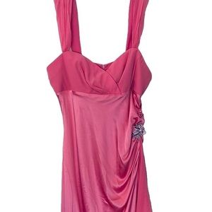 Kay Unger Fuchsia Wedding Gown New $410 retail